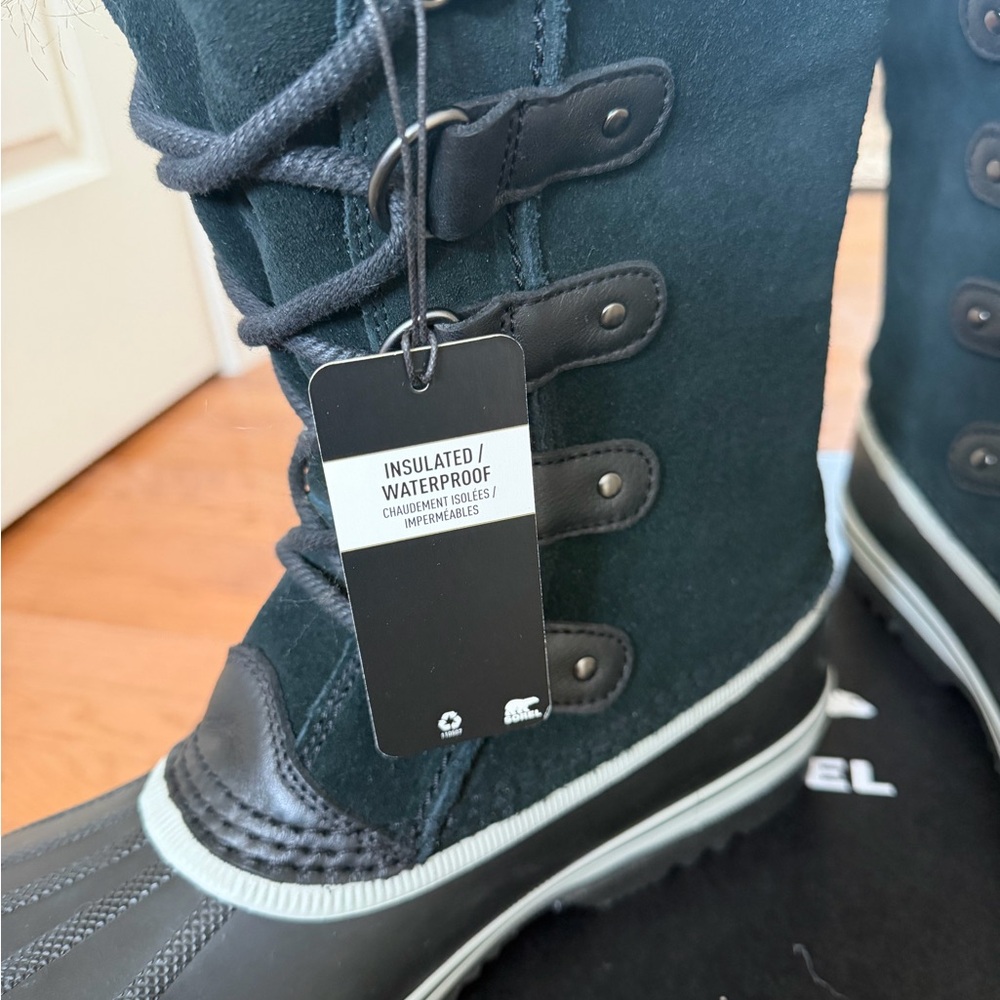 SOREL Joan of Arctic Waterproof Boot Women's Size 10 Black Quarry - Picture 6 of 13
